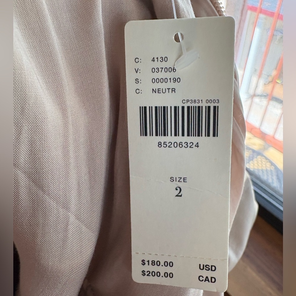 NWT Anthropologie Faux Leather One-Shoulder Asymmetrical Midi Dress size 2 - Picture 14 of 16